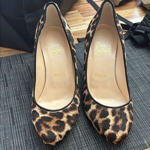 Christian Louboutin Leopard Print Heels